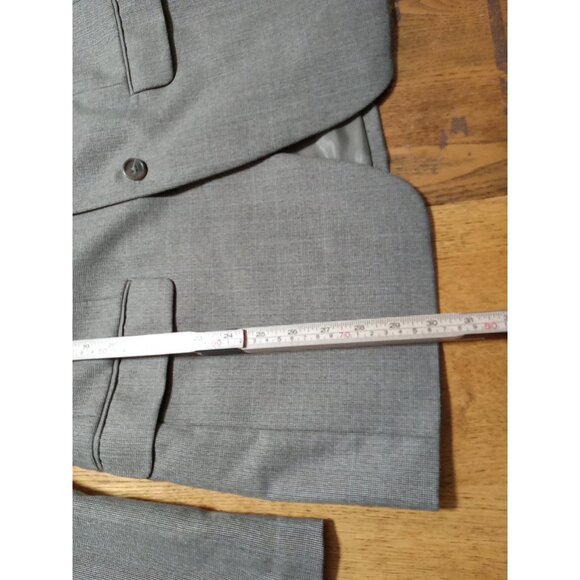 CHAPS Mens Blazer 40R BROWN BLACK Preowned Coat Jacket Sport ? Used Formal - Picture 10 of 14